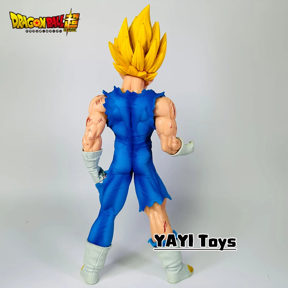 Hot Dragon Ball Anime Figures Vegeta GK Action Figures Battle Damage