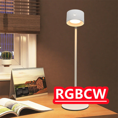 Magnetic Touchable LED USB Rechargeable Table Lamp 360 Rotate Cordless