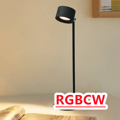 Magnetic Touchable LED USB Rechargeable Table Lamp 360 Rotate Cordless