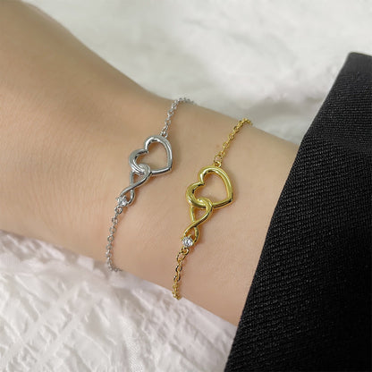 Heart-shape Bracelet Fashion Jewelry Versatile Love Bracelet Gift For