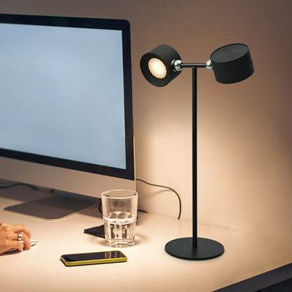Magnetic Touchable LED USB Rechargeable Table Lamp 360 Rotate Cordless