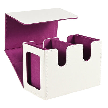 Deck Box with 2 Commander Display, Double Deck Box for 140+ Single