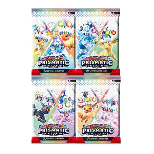 360 Pcs Pokemon Card Prismatic Evolutions Obsidian Flames PALDEAN