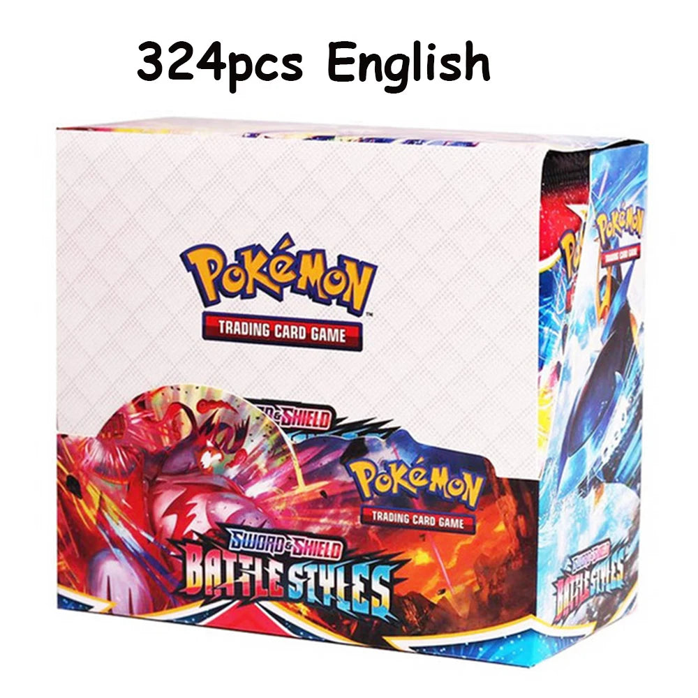 Newest 324Pcs Pokemon Cards Sun & Moon XY Evolutions Pokemon Booster