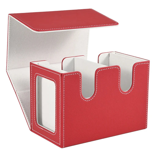 Deck Box with 2 Commander Display, Double Deck Box for 140+ Single