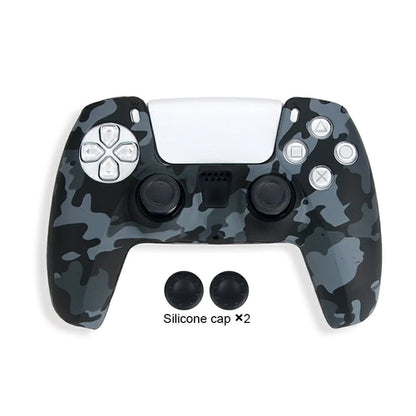 DATA FROG Camo Protective Skin Cover For SONY Playstation 5 Silicone