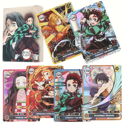 50PCS Demon Slayer Cards English Version SSR Card Ultra Rare Card