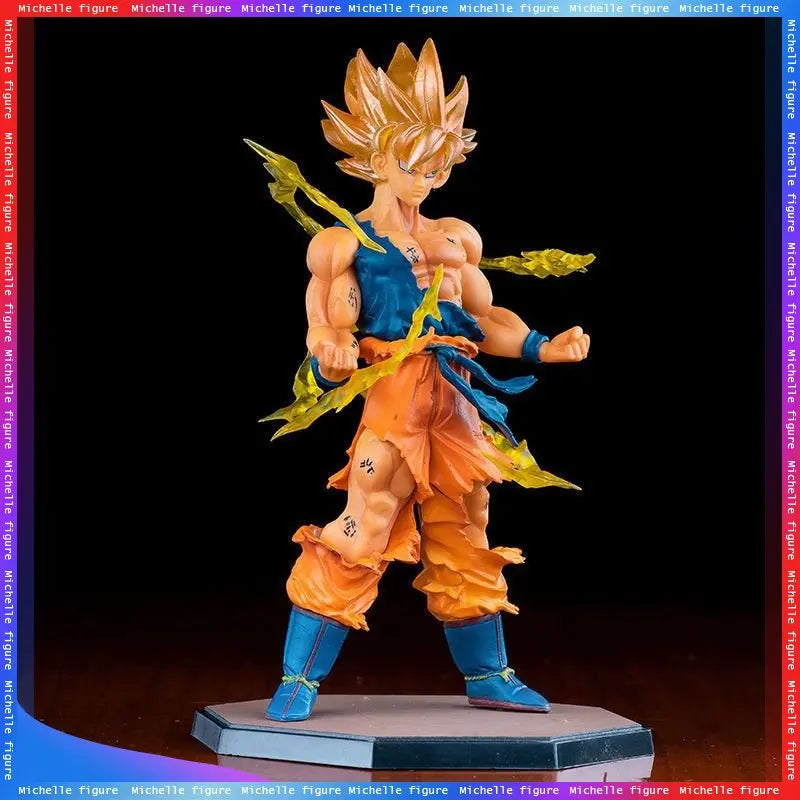 Dragon Ball Super Saiyan Figure Anime Model Peripheral Ornaments