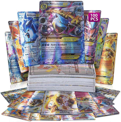 20Pcs English Pokemon Cards GX Tag Team Vmax EX Mega Shining Game