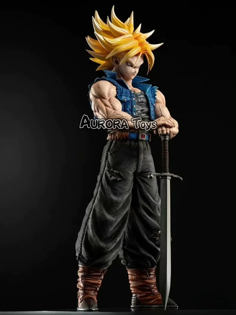 25cm Dragon Ball Z Fighters Trunks Anime Figure Super Saiyan Trunks