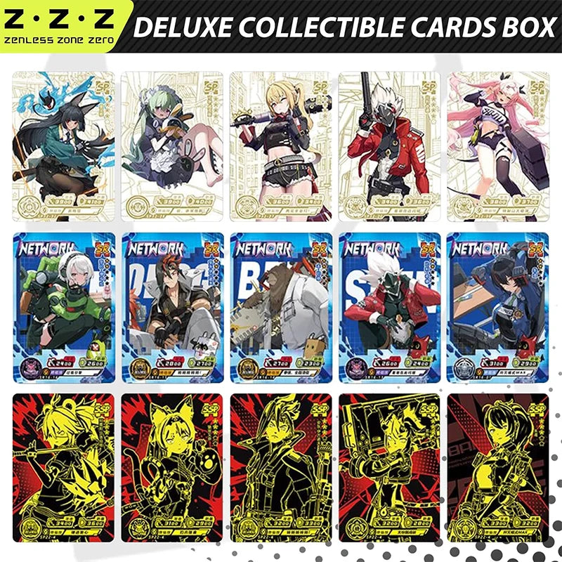 New Zenless Zone Zero Collectible Cards 150PCS 1st Deluxe Edition