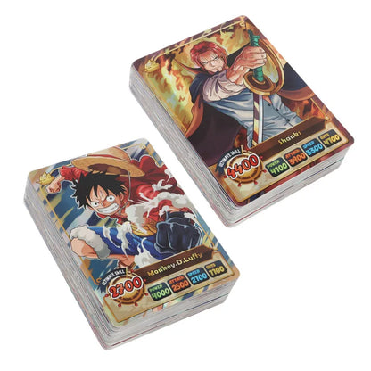 50Pcs One Piece Card English Version Holographic SSR Collection Cards