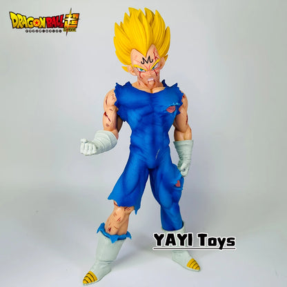 Hot Dragon Ball Anime Figures Vegeta GK Action Figures Battle Damage
