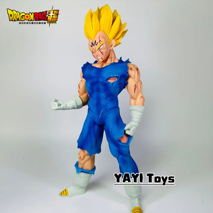 Hot Dragon Ball Anime Figures Vegeta GK Action Figures Battle Damage
