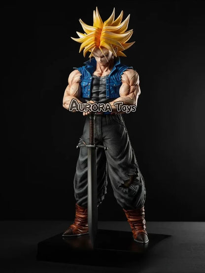 25cm Dragon Ball Z Fighters Trunks Anime Figure Super Saiyan Trunks