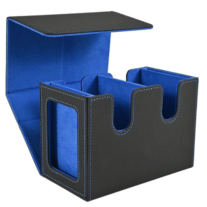 Deck Box with 2 Commander Display, Double Deck Box for 140+ Single