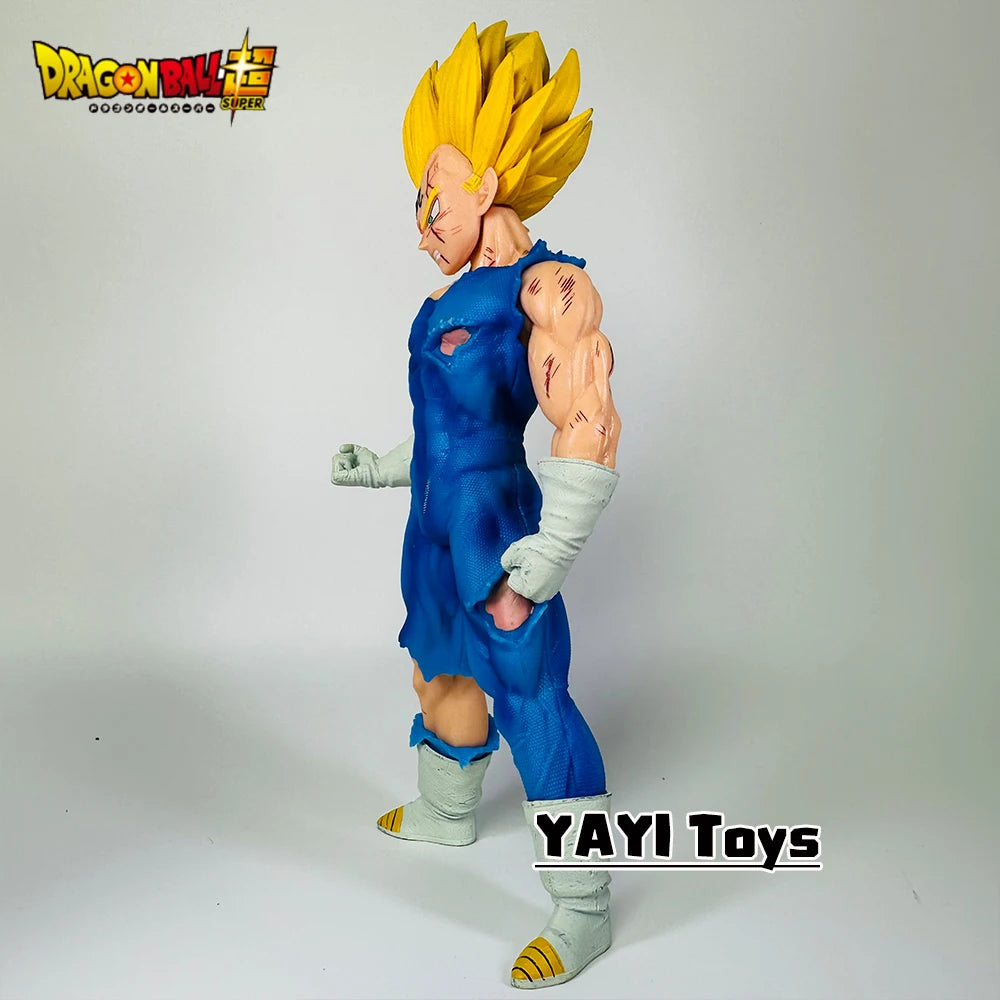 Hot Dragon Ball Anime Figures Vegeta GK Action Figures Battle Damage