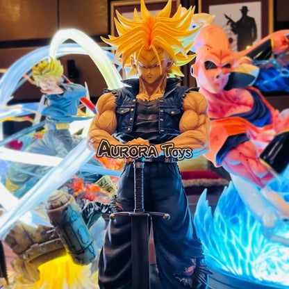 25cm Dragon Ball Z Fighters Trunks Anime Figure Super Saiyan Trunks