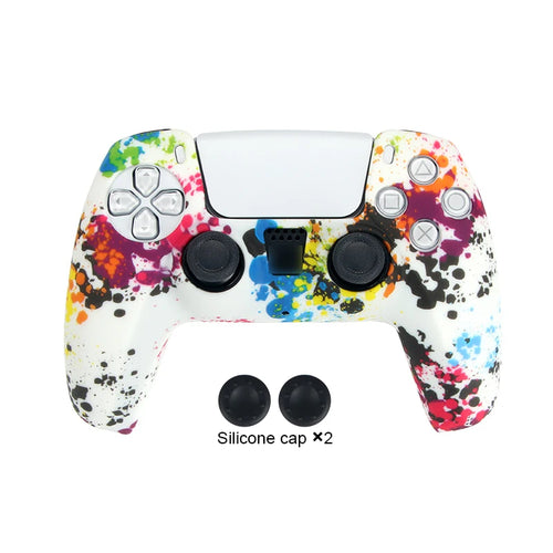 DATA FROG Camo Protective Skin Cover For SONY Playstation 5 Silicone