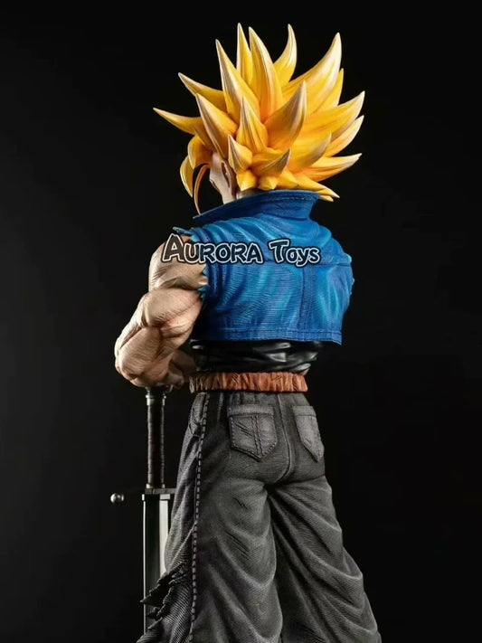 25cm Dragon Ball Z Fighters Trunks Anime Figure Super Saiyan Trunks