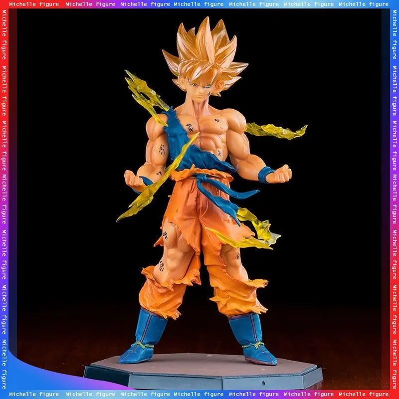 Dragon Ball Super Saiyan Figure Anime Model Peripheral Ornaments
