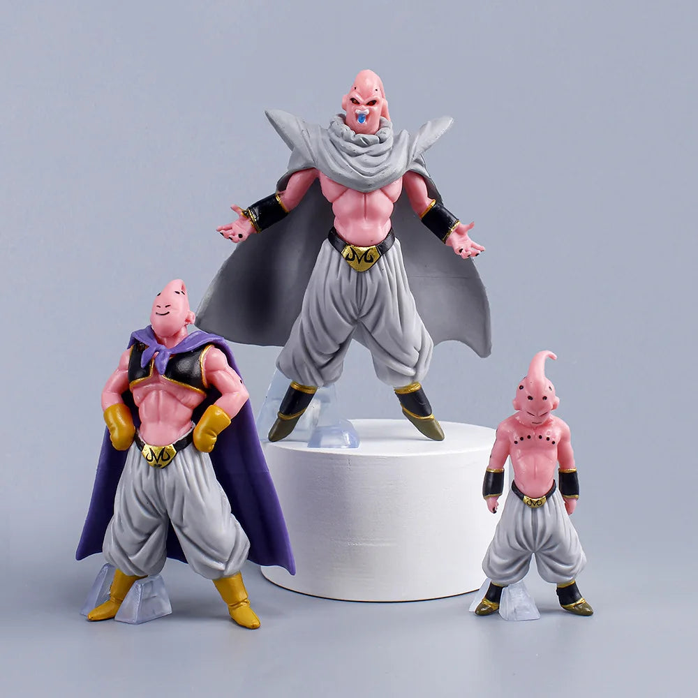 Hot 8pcs/Set  Dragon Ball Z Anime Figure Majin Buu  Fat Buu PVC Action