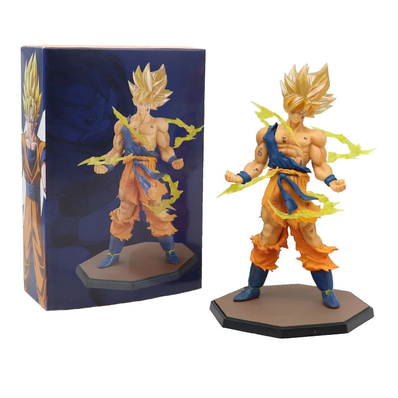 Dragon Ball Super Saiyan Figure Anime Model Peripheral Ornaments