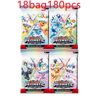 360 Pcs Pokemon Card Prismatic Evolutions Obsidian Flames PALDEAN