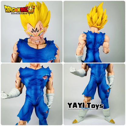 Hot Dragon Ball Anime Figures Vegeta GK Action Figures Battle Damage