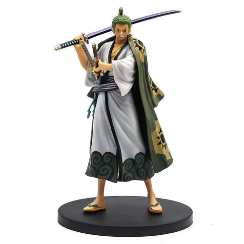 Hot One Piece 10cm Anime Figure GK Roronoa Zoro Three-blade Sa-maximum