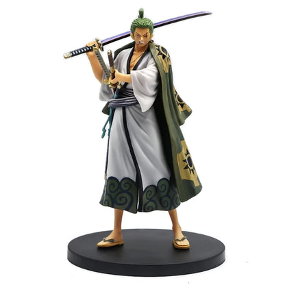 Hot One Piece 10cm Anime Figure GK Roronoa Zoro Three-blade Sa-maximum