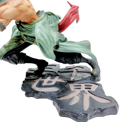 Hot One Piece 10cm Anime Figure GK Roronoa Zoro Three-blade Sa-maximum