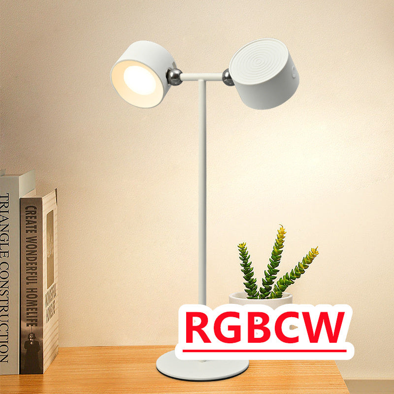 Magnetic Touchable LED USB Rechargeable Table Lamp 360 Rotate Cordless
