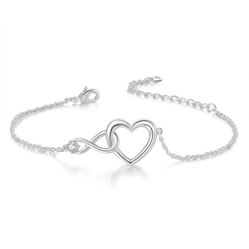 Heart-shape Bracelet Fashion Jewelry Versatile Love Bracelet Gift For