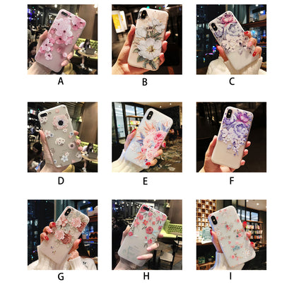 Roses and Cherry Blossom iPhone Case