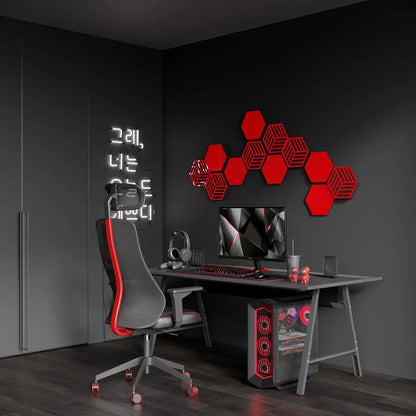 12 Pack – Acoustic Hexagon Wood Panels | 3D Wall Decor