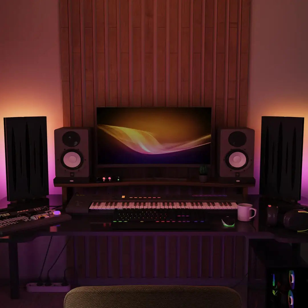 2-Pack Pulsar-mini LED Panels w/ RGB Lamp for Gaming