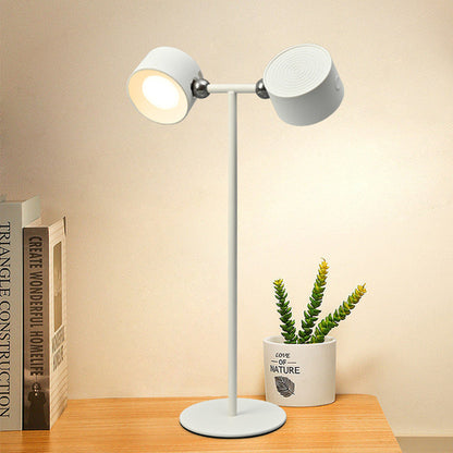 Magnetic Touchable LED USB Rechargeable Table Lamp 360 Rotate Cordless