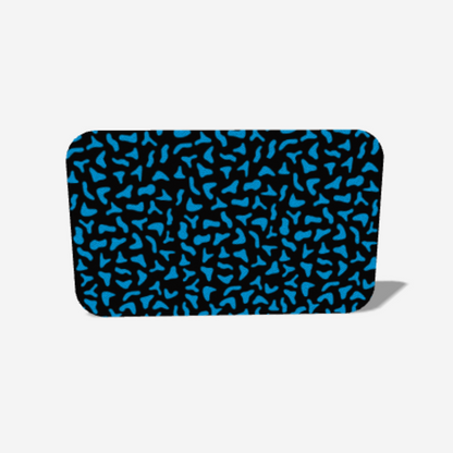 Blue camouflage Bathmat