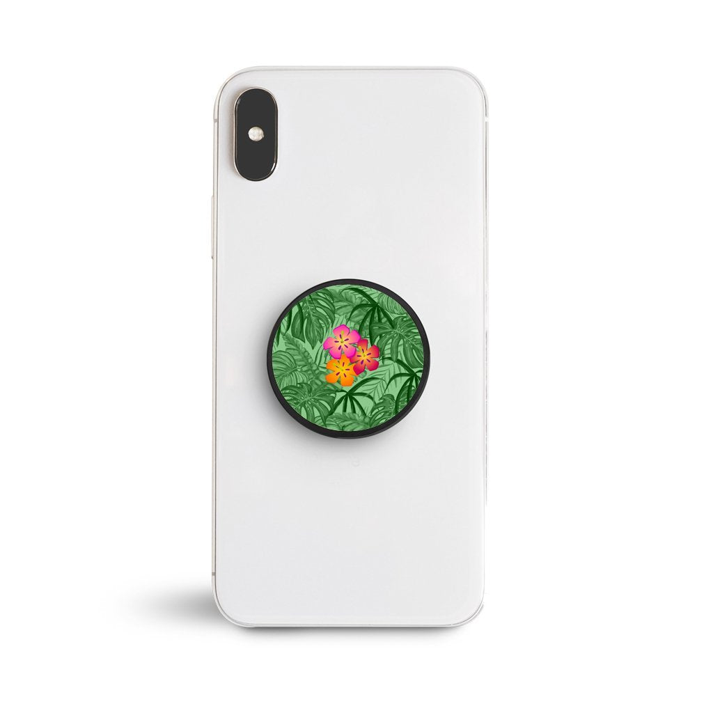 Hibiscus Black and White Background Nuckees